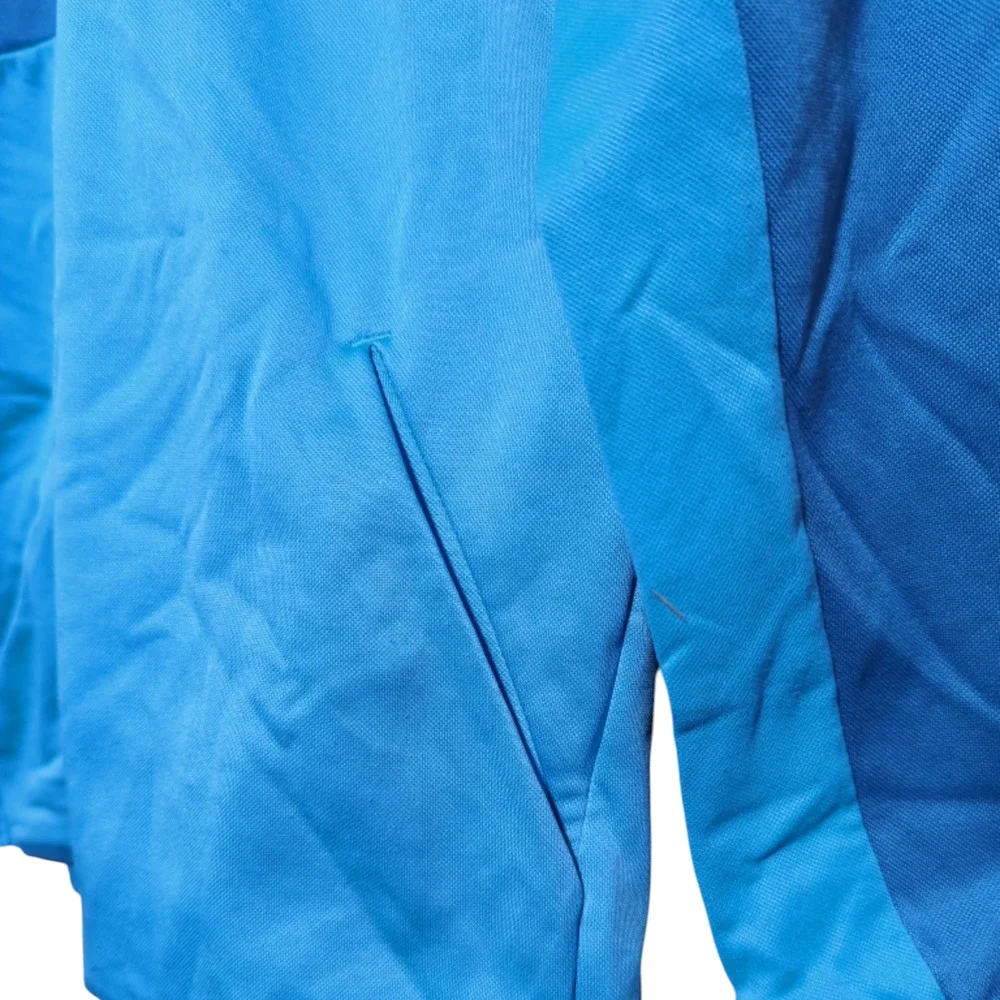 NIKE Blue Two Toned  Dri-Fit Hooded Sweatshirt Boys Size Large Hoodie FLAW